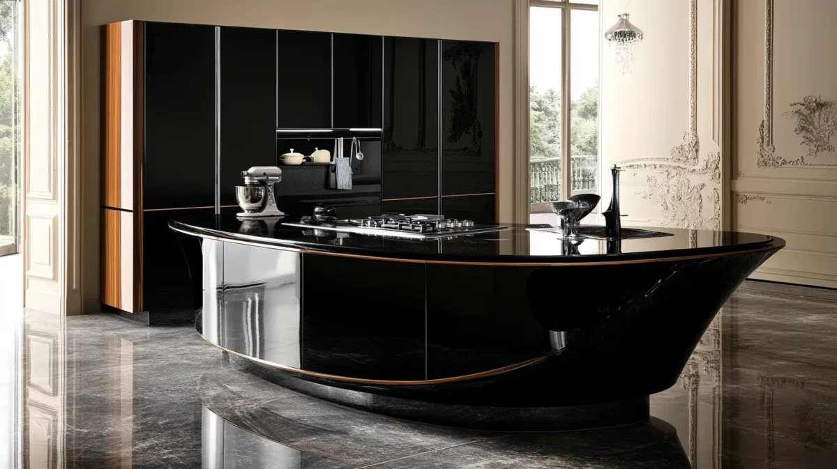 embracing modern luxury kitchen islands