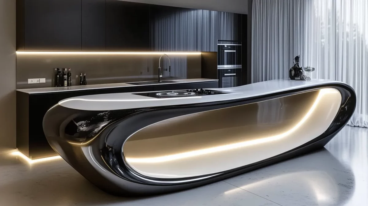 futuristic luxury modern kitchen design