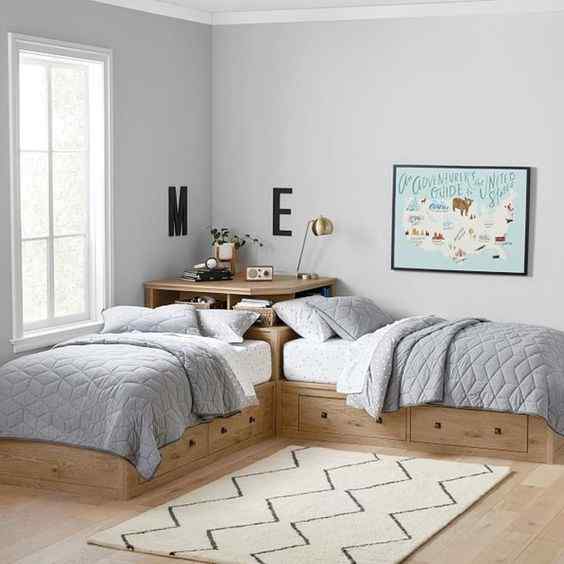 corner bed design