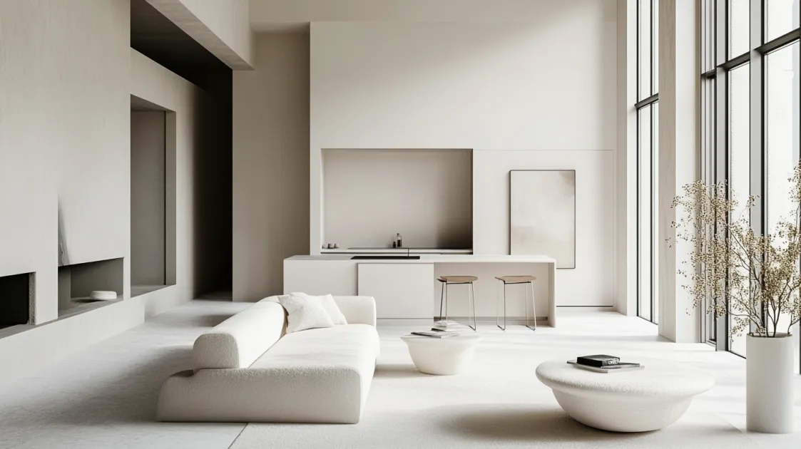 creating spaciousness with white and neutrals