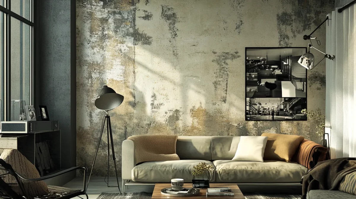 industrial chic royal paint texture design