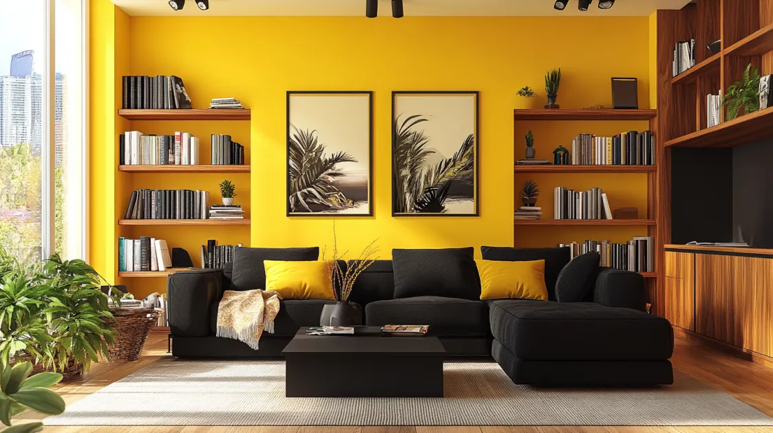 light yellow paint colour for the living room