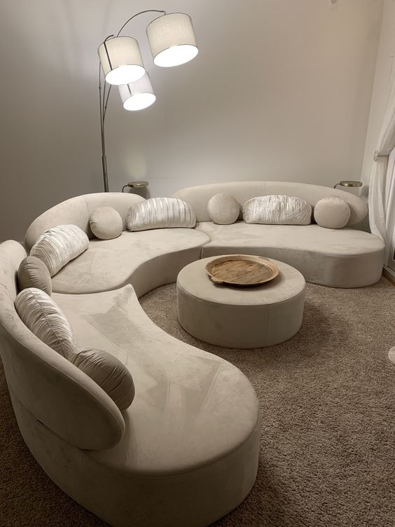  Curved Sofa