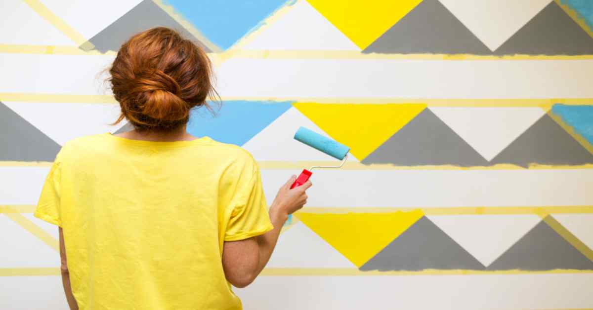 Wall Paint Designs With Tape 