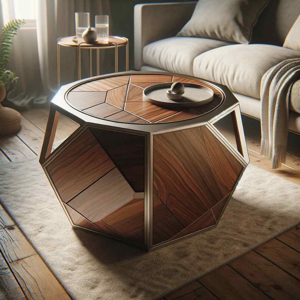 geometrically-designed-wood-and-metal-dodecahedron-centre-table