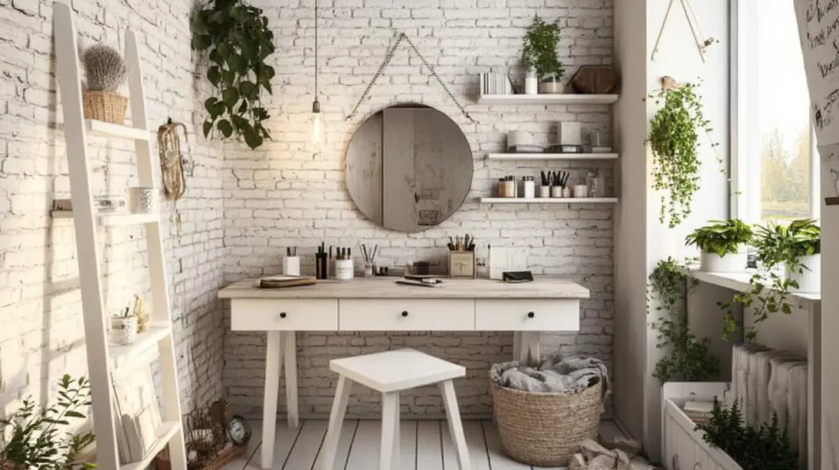 mix and match styles dressing table design