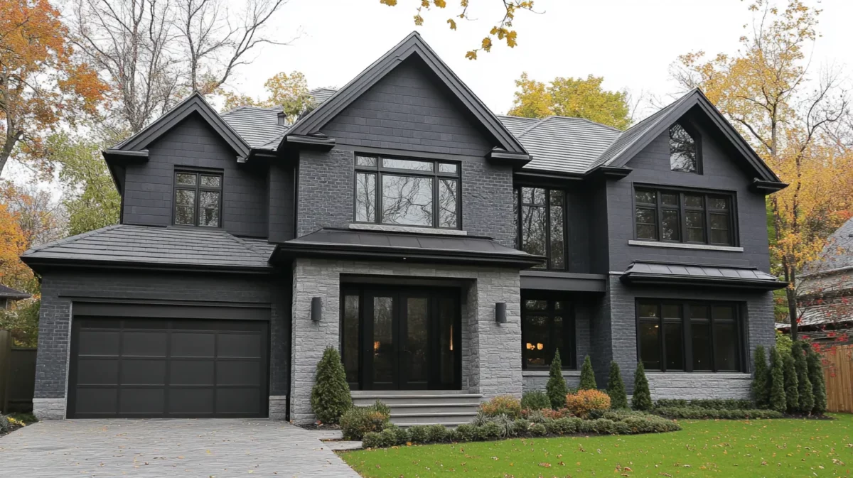 multi shades of grey house exterior colour schemes