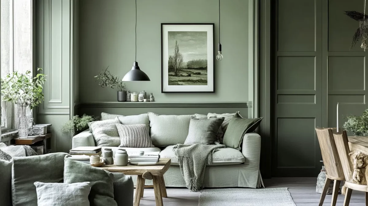 pale green colour for living room by asian paints