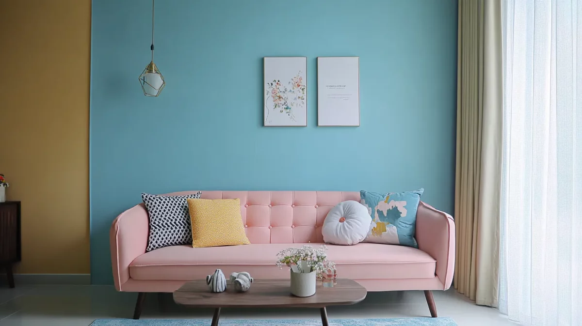 pastels colour combinations for hall