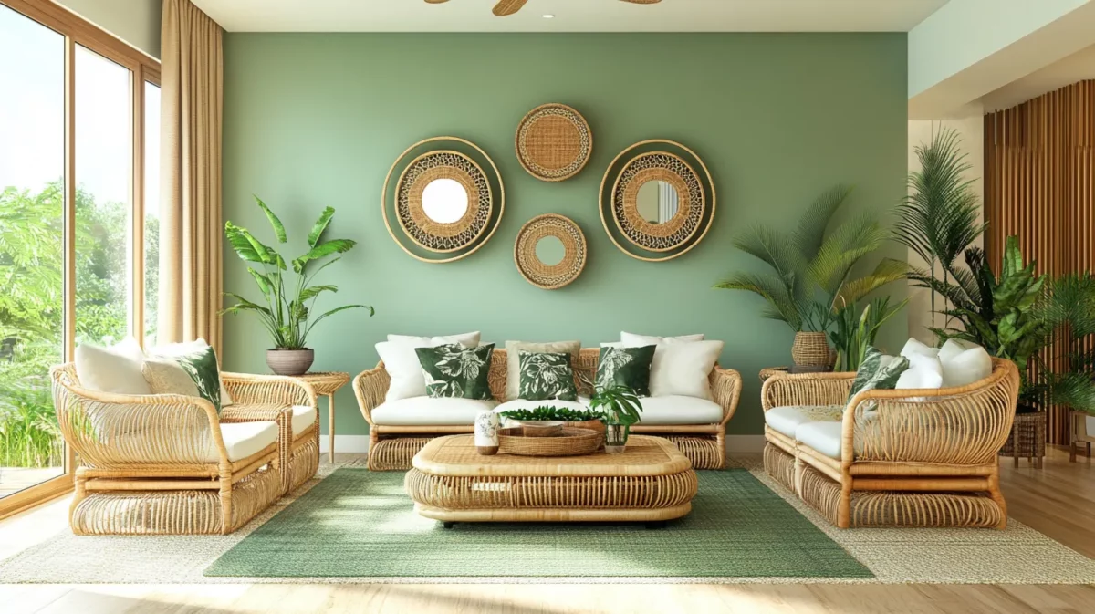 sage green colour combinations for hall