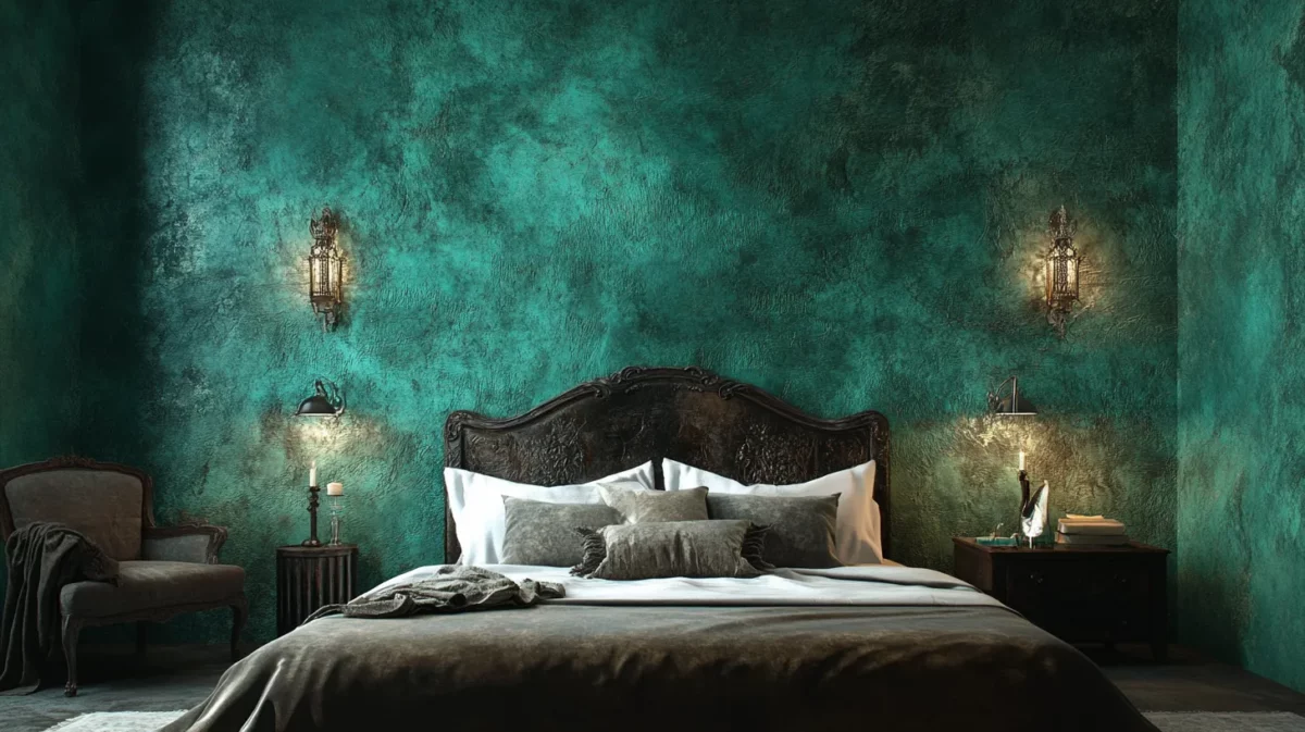 verdigris as the royal texture paint design