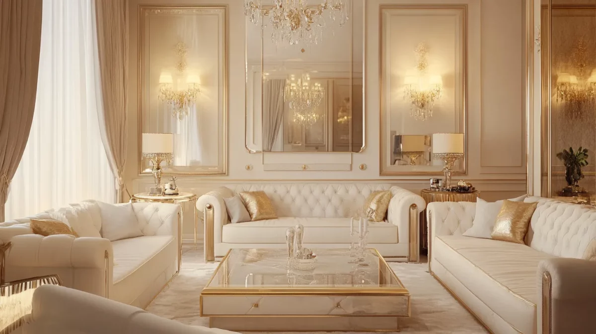 white-and-gold-royalty-living-room-colour-combination