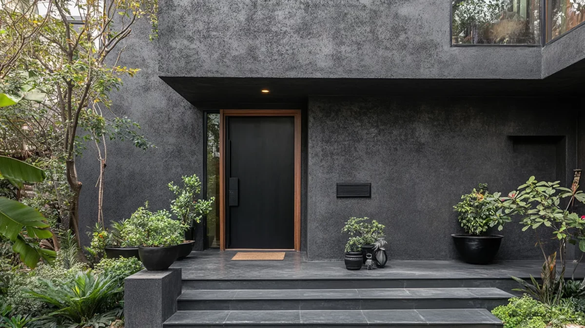 rustic concrete with asian paints texture paint for exterior walls