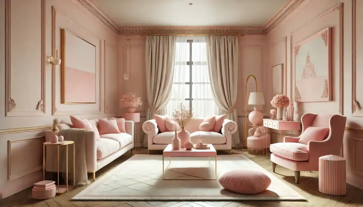 beige colour combination with baby pink