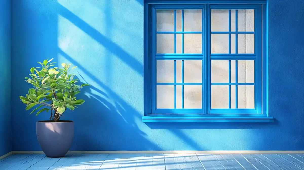 blue window colour combination