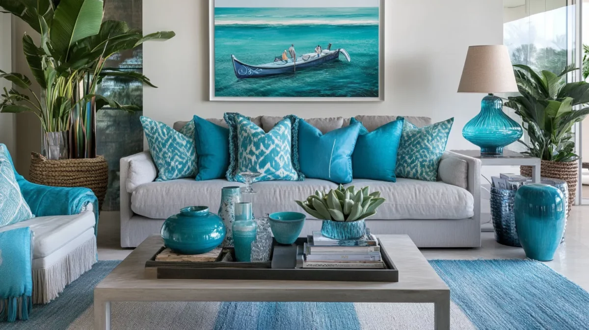 coastal bliss wall colour combination with turquoise