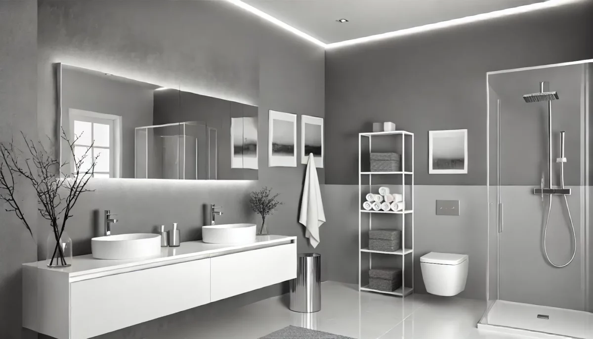 cool greys bathroom decor color schemes