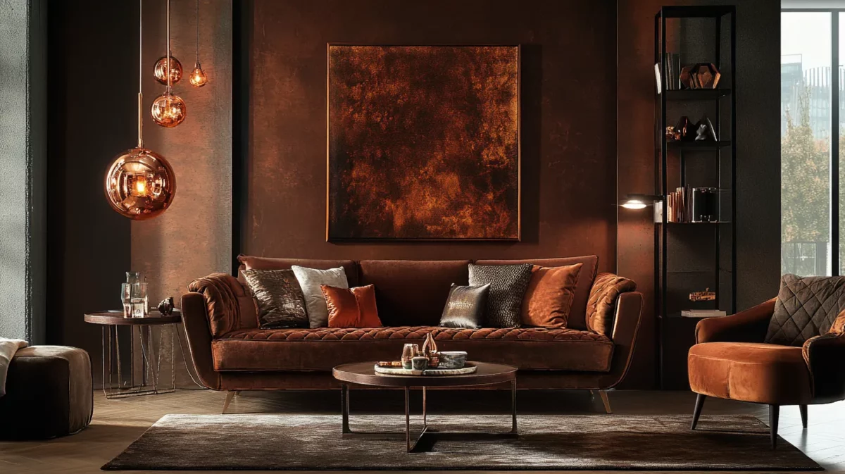 copper comfort brown color scheme