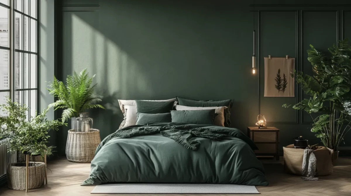 forest green and grey colour combinations