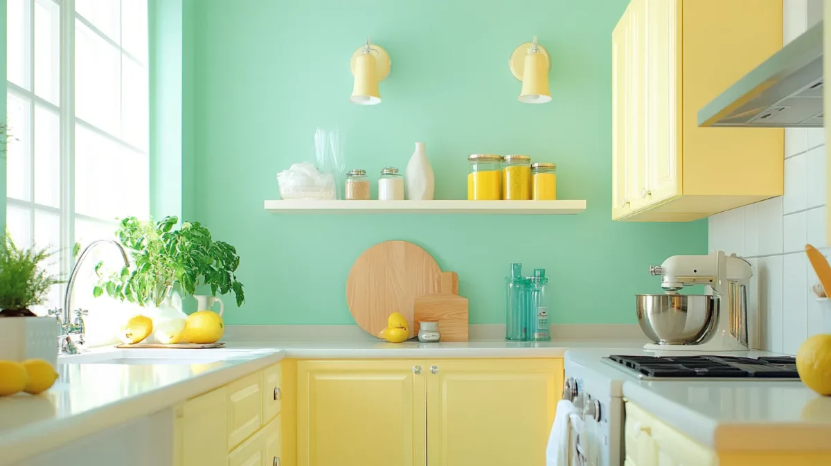 lemon mint refresh lemon yellow colour combination