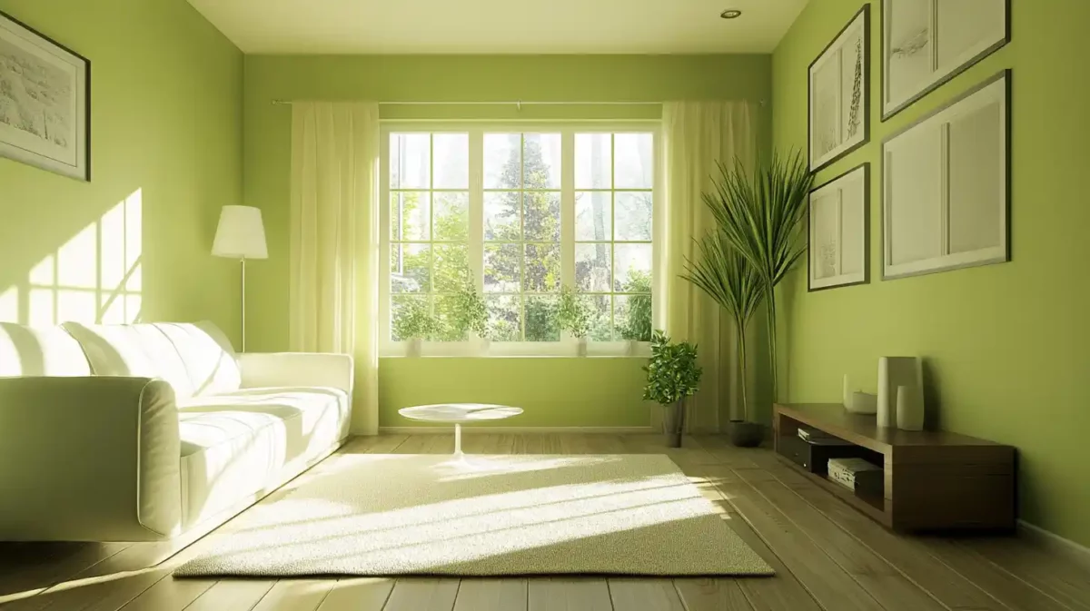 light green wall colour combinations