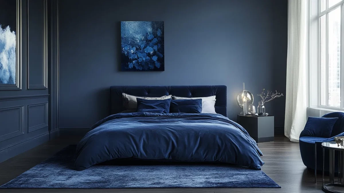 midnight blue and grey colour combinations