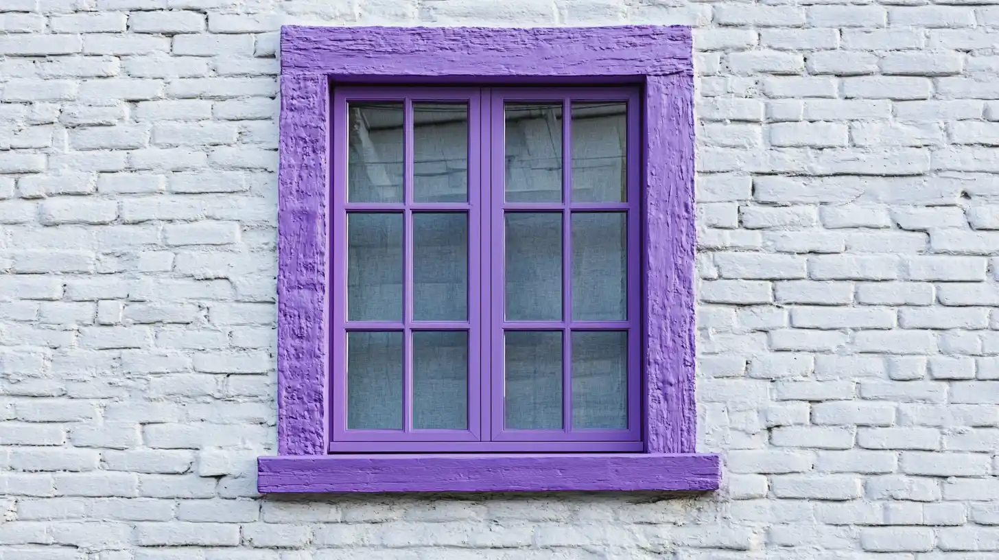 purple for window colour combination