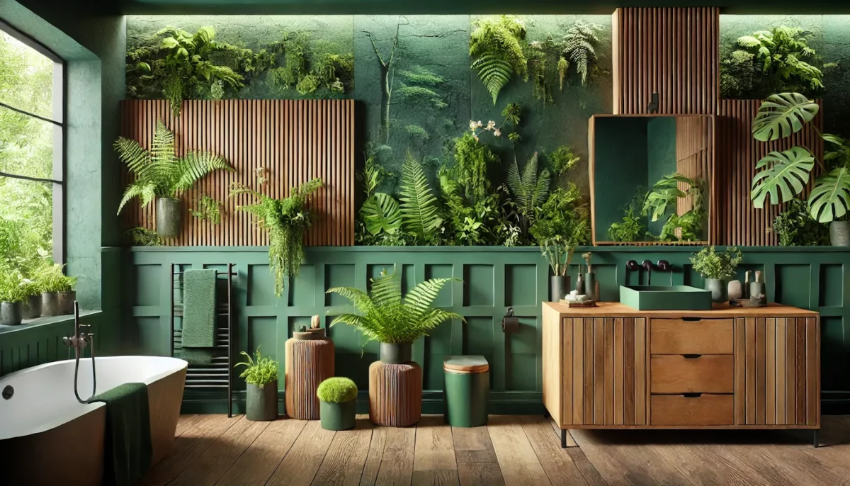 rainforest canopy bathroom color combination ideas