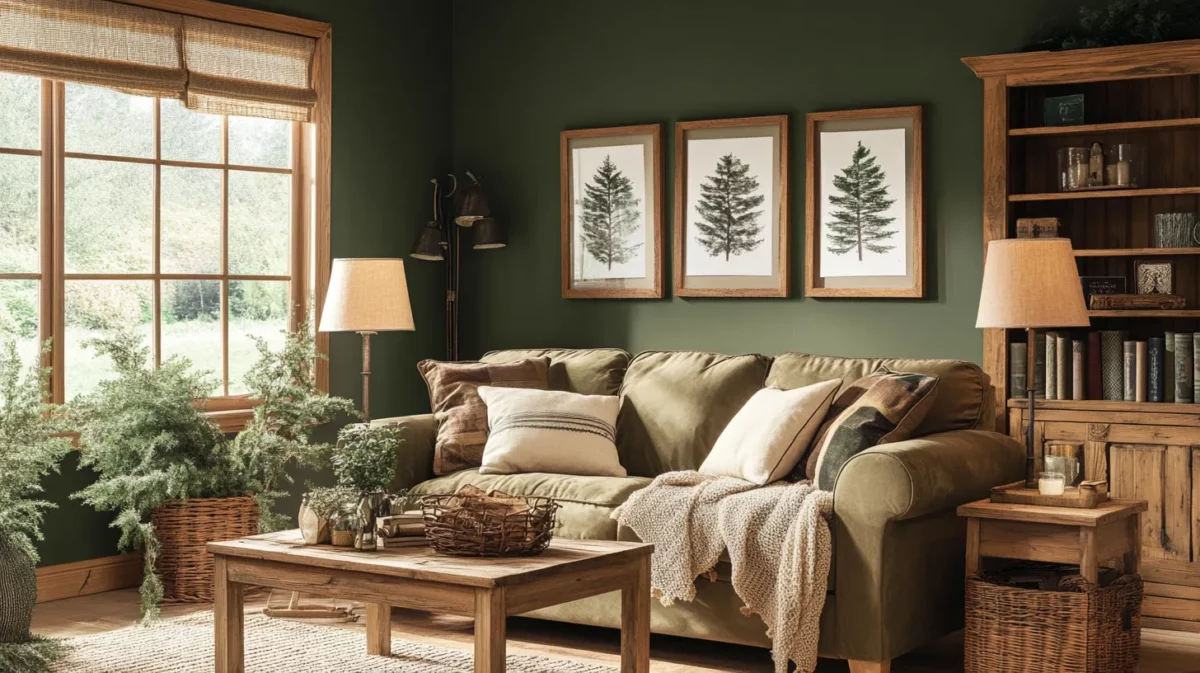 rustic elegance Shades of Olive Green