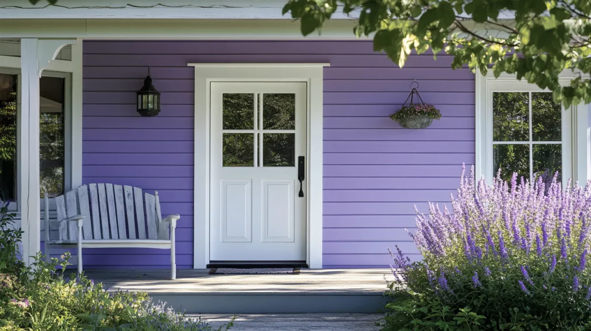 subtle lavender bliss exterior wall paint colour combination