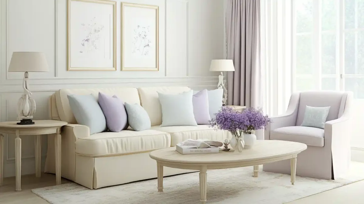 tranquil retreat enhanced by soothing cream tones