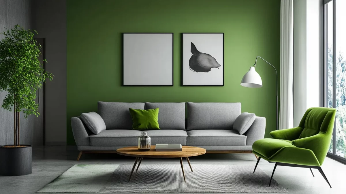 urban oasis parrot green colour combination