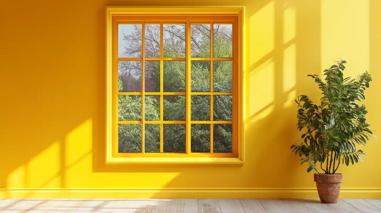 yellow window colour combination