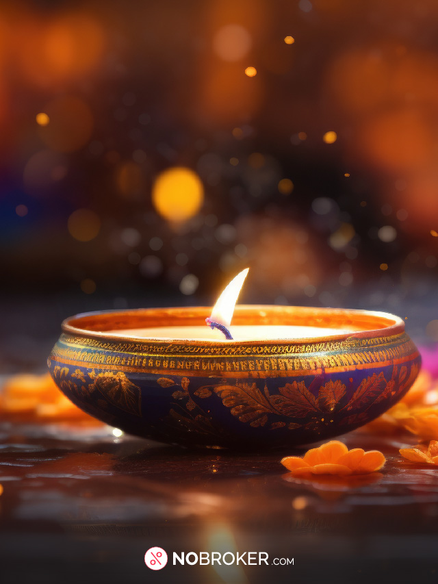 Download Diwali Diya lamps lit with bokeh background diwali celebration |  CorelDraw Design (Download Free CDR, Vector, Stock Images, Tutorials, Tips  & Tricks)