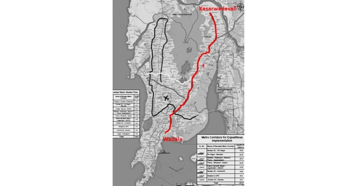 bhakti park shivaji chowk mumbai metro line 4 map