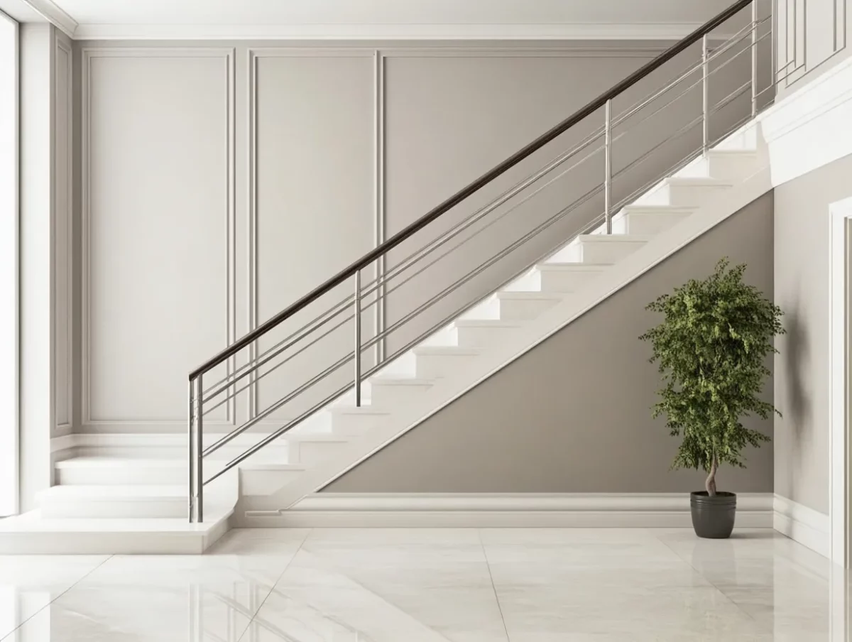 contemporary elegance stair railing design