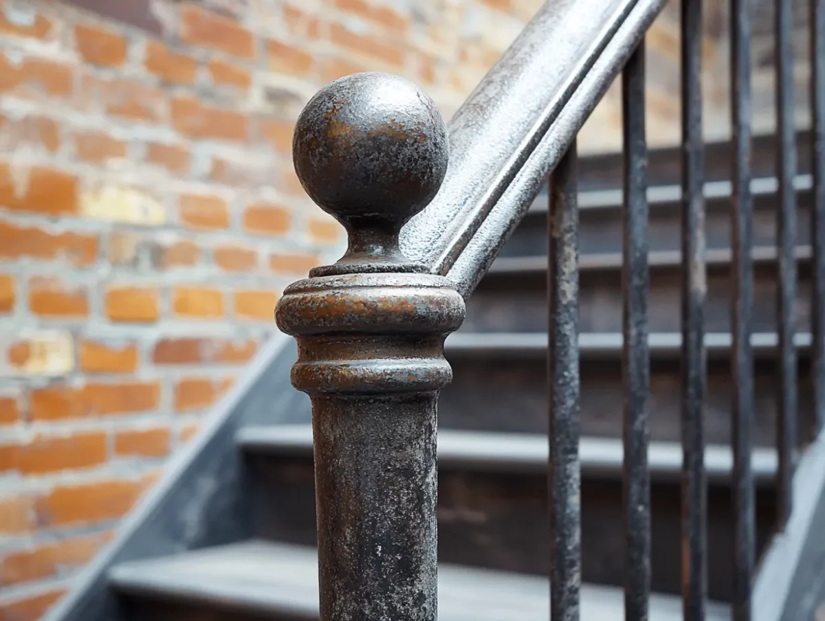 industrial stair railing design