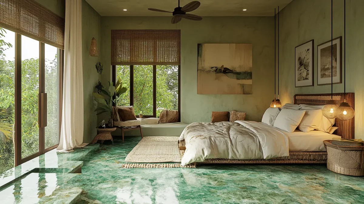 tropical oasis floor paint colour