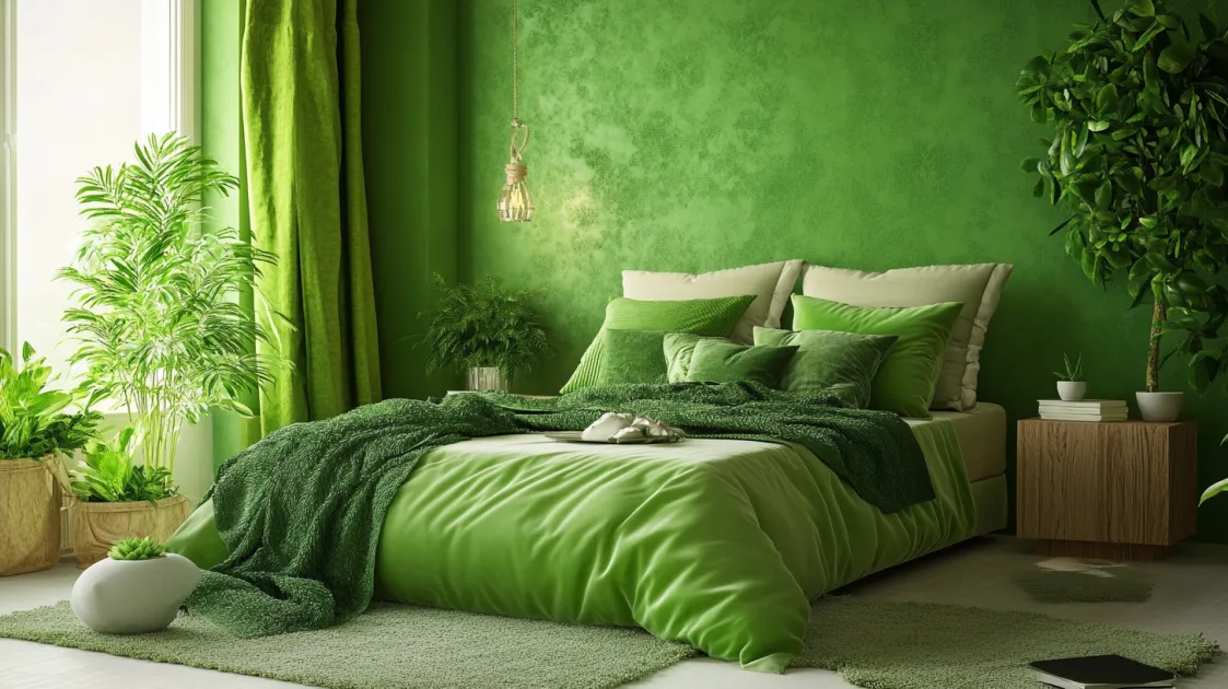 green colour for bedroom as per vastu