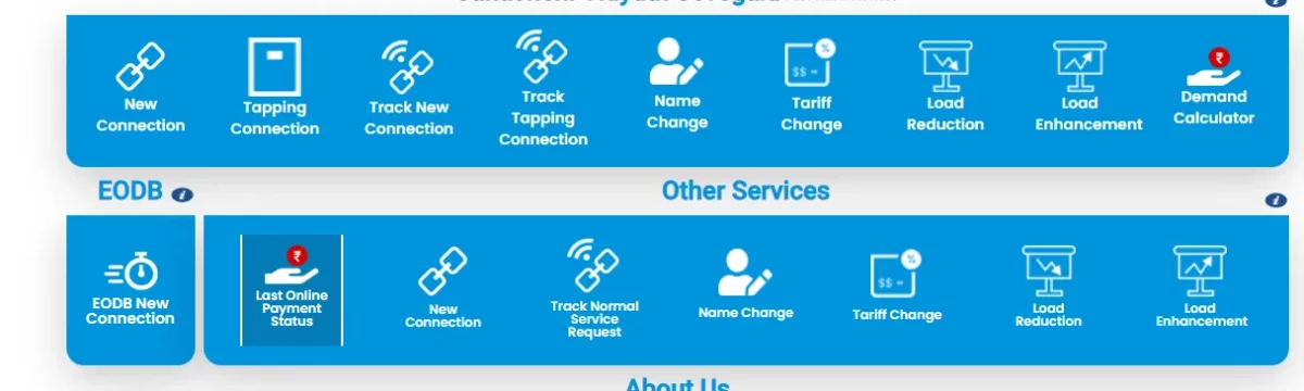 last online payment status bescom bill payment