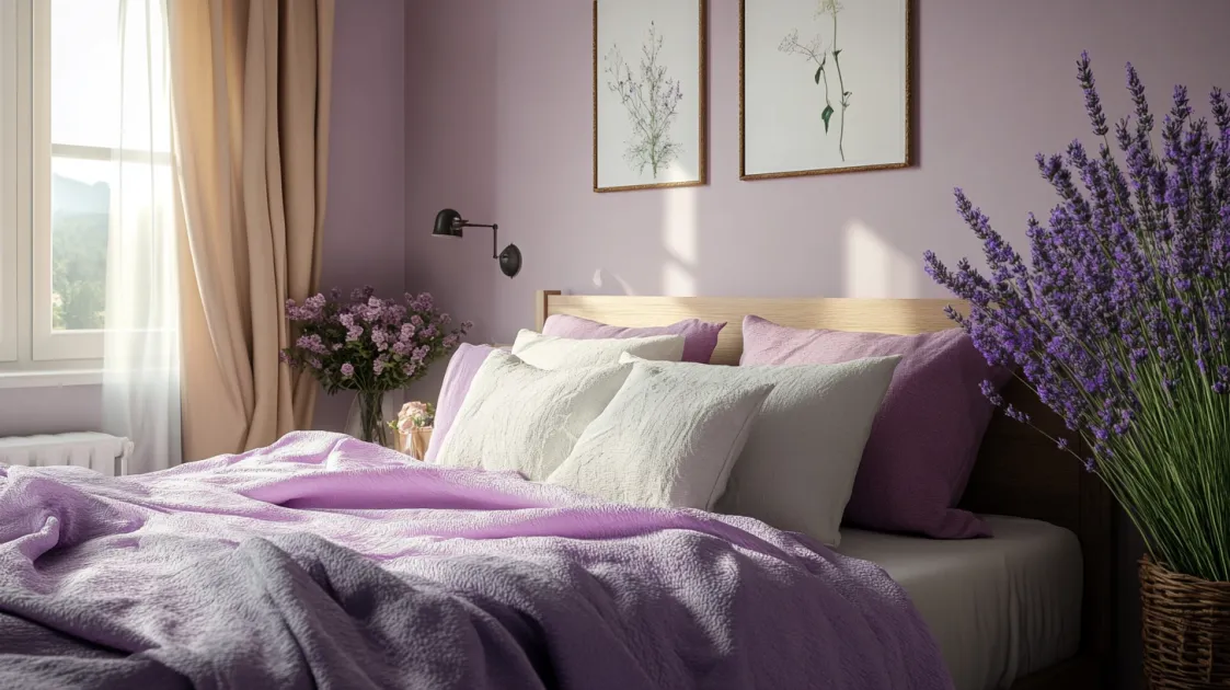 lavendar colour for bedroom as per vastu