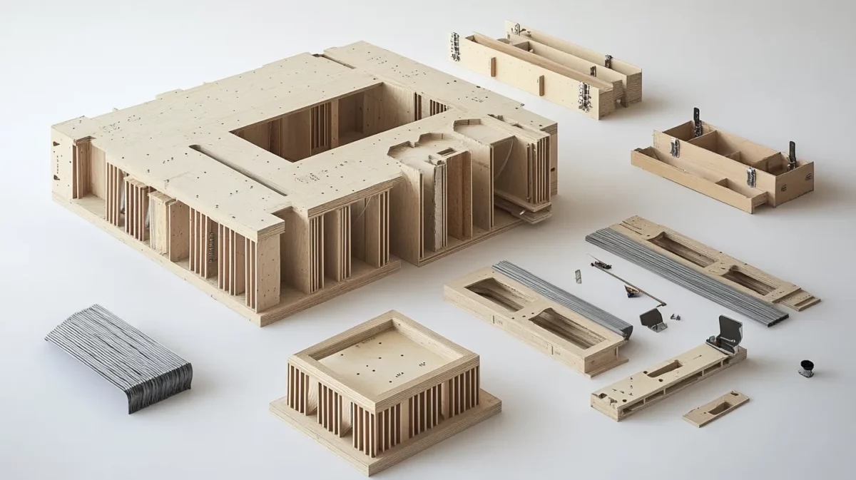 major components of mivan formwork