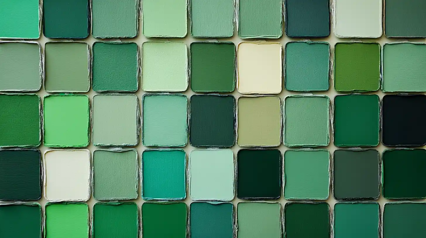 Green Color Combination for Wall