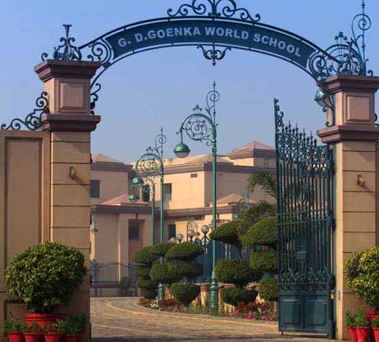 GD goenka school entrance gate