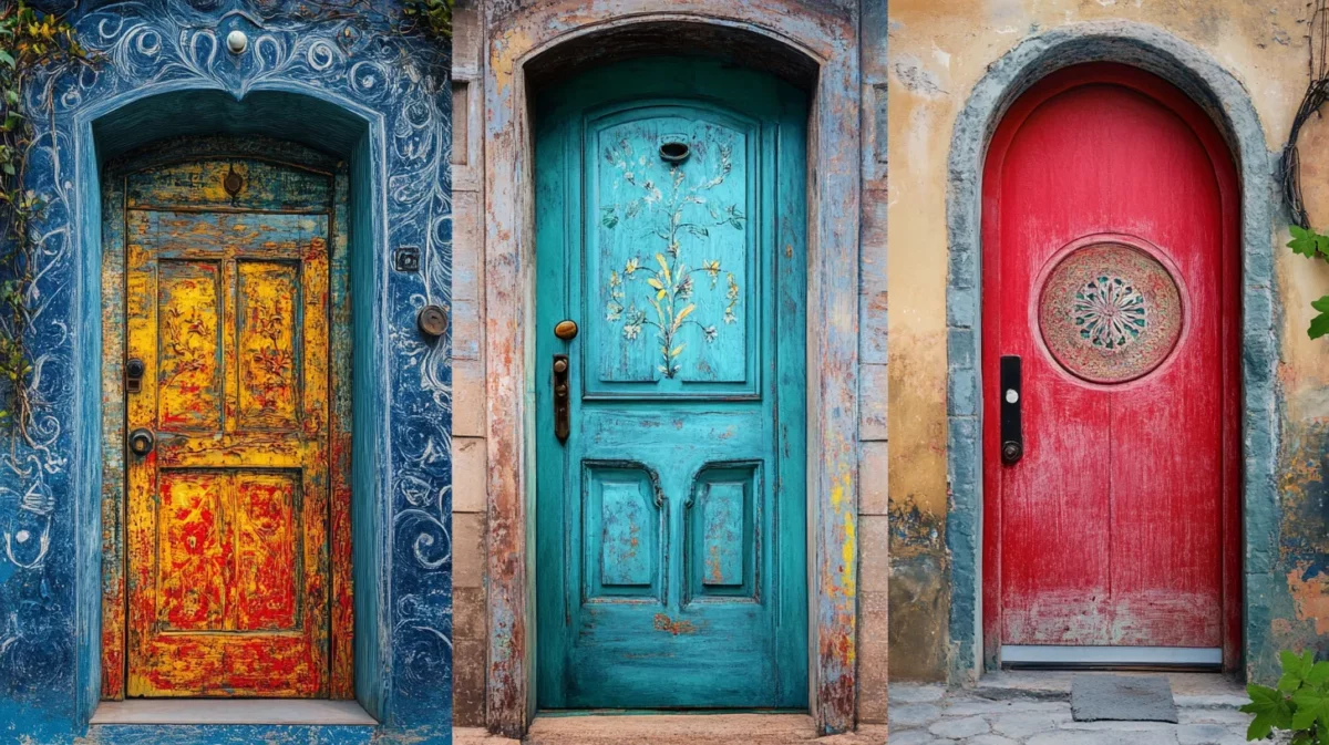 colour options for door painting ideas