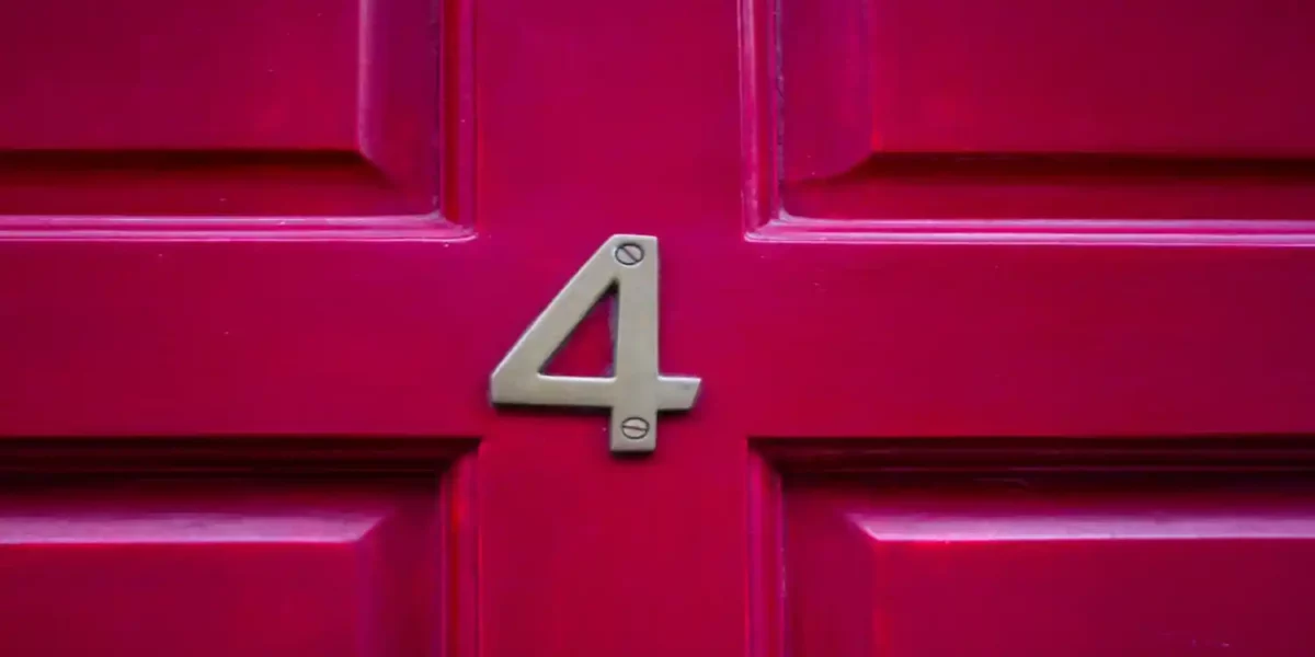 house number 4 numerology