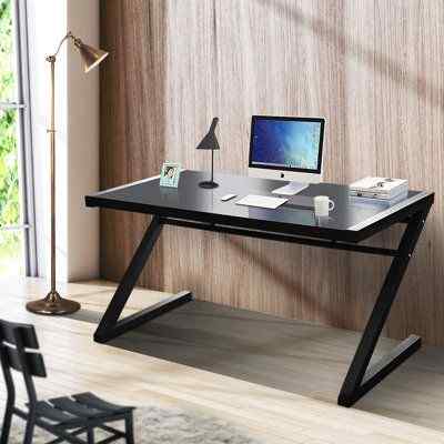 steel computer desk