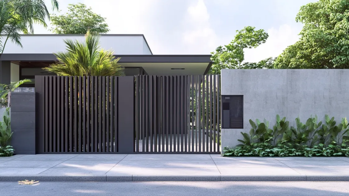 Modern Front Gate Design