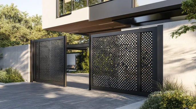 Sliding Front Gate Design