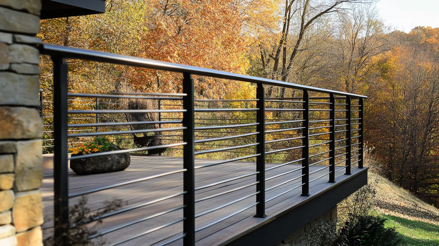 horizontal railing design